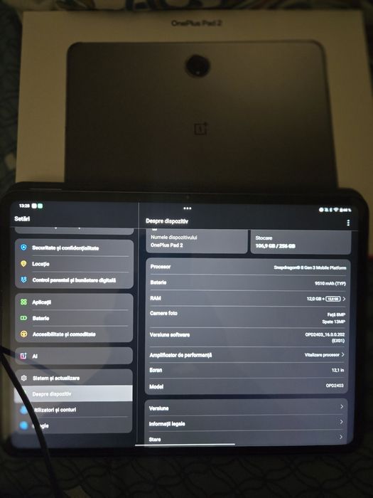 OnePlus pad 2 impecabila