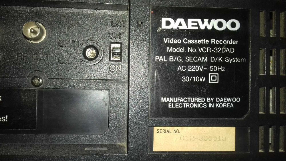 Videouri Philips,Daewoo,Fisher defecte