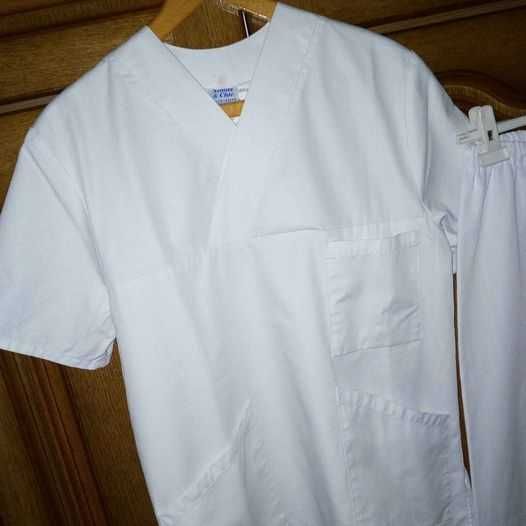 Set Halat Alb Medical-Farmacie din Germania