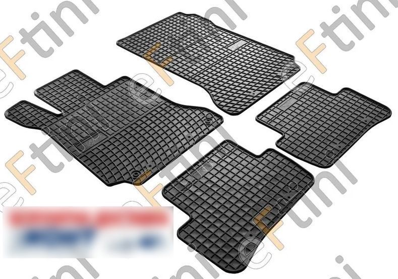 Автомобилни гумени стелки Frogum за Мерцедес В204 / Mercedes C-Class W