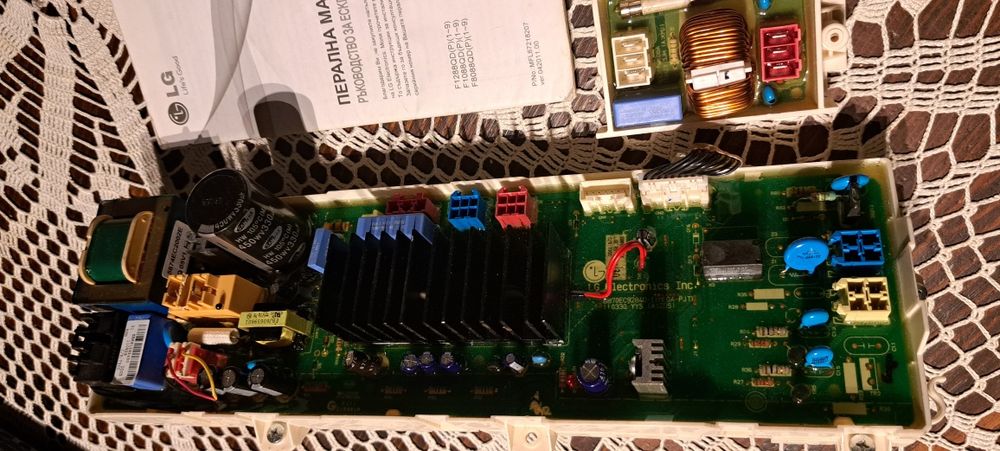 LG платка комплект-глава +UI за пералня EBR61282430