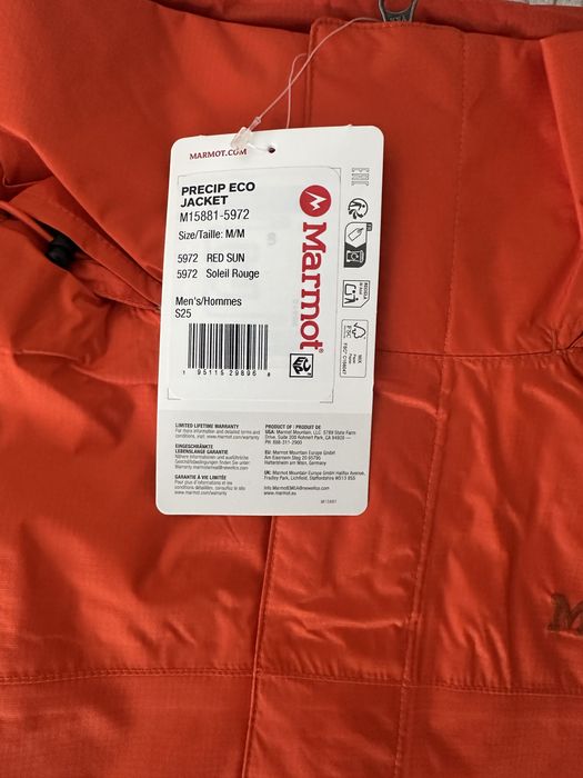 Marmot jaketa de ploaie impermeabila M