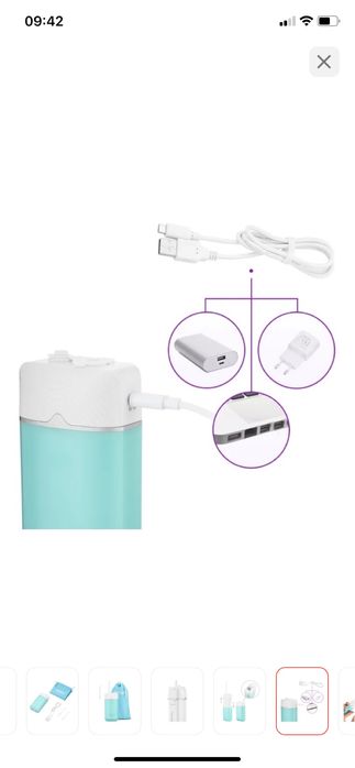 Ирригатор новый Kitfort КТ-2906 голубой