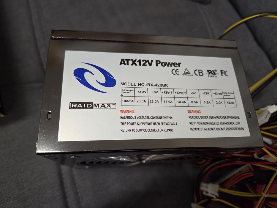Sursa PC Raidmax 420W reali
