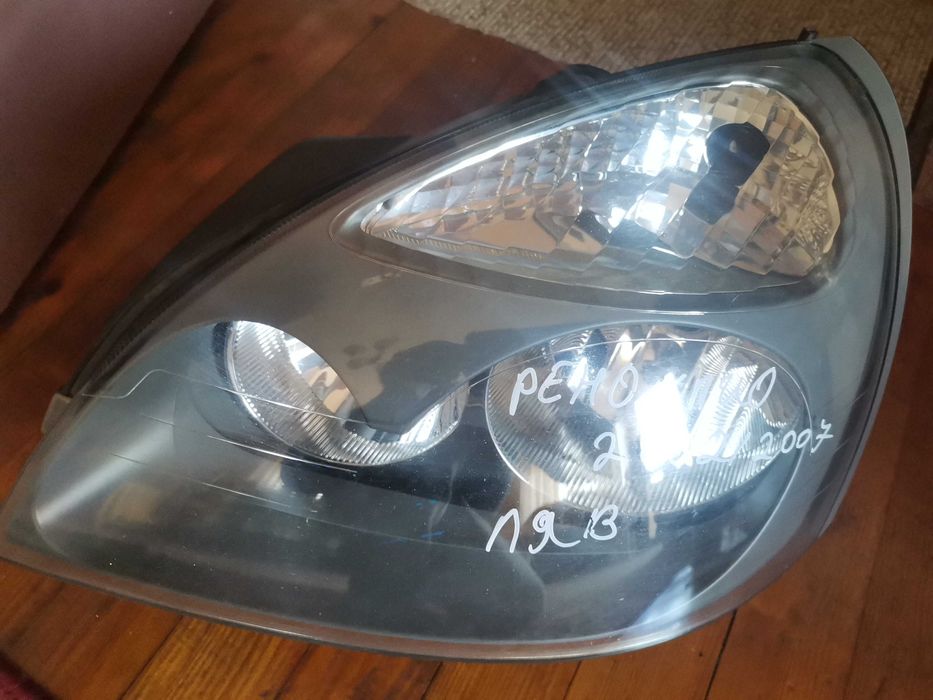 Ляв L Фар Рено Клио/Renault Clio 2003--2007 сив рефлектор оригинален