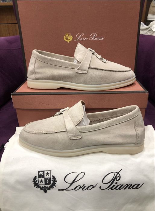 Vand Mocasini Loafers Loro Piana din Piele Naturala Full Box 41 42