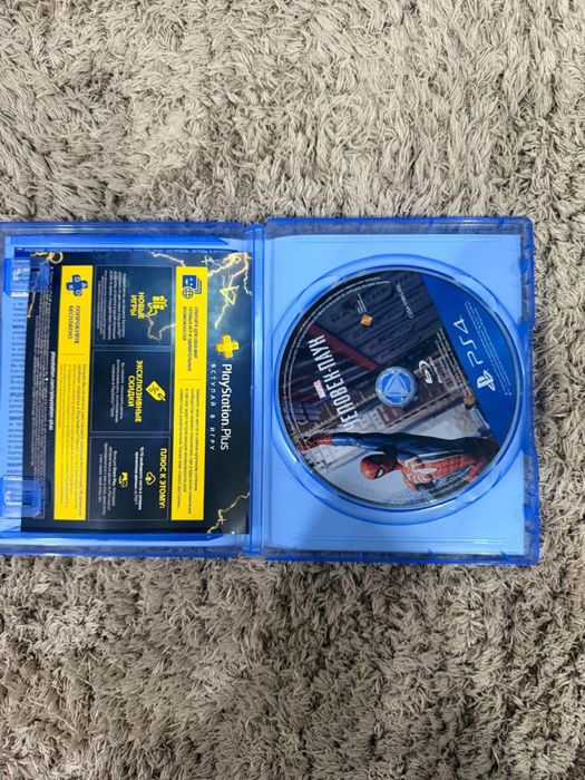 Диск на ps4 Человек Паук