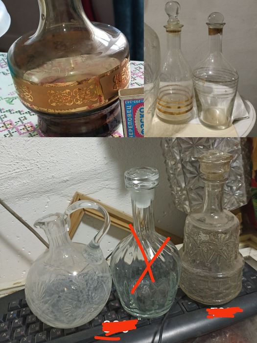 Графин, Запонки,Ваза, юг