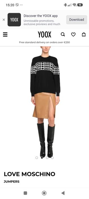 Оригинален пуловер Love Moschino