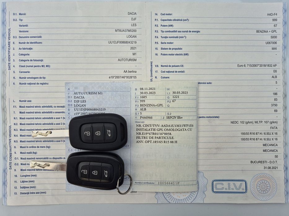Dacia logan 3 avariat