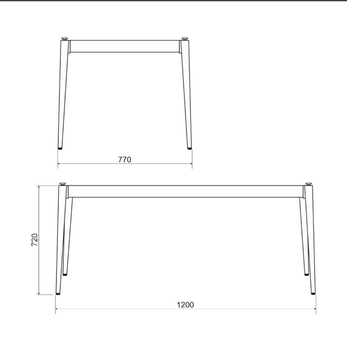 Метални крака за маса