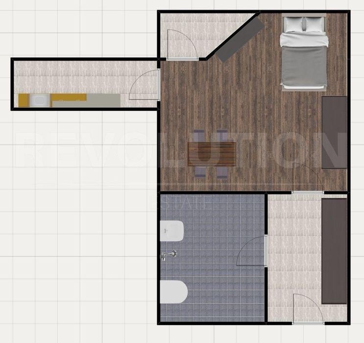 Едностаен апартамент в ж.к. Слатина