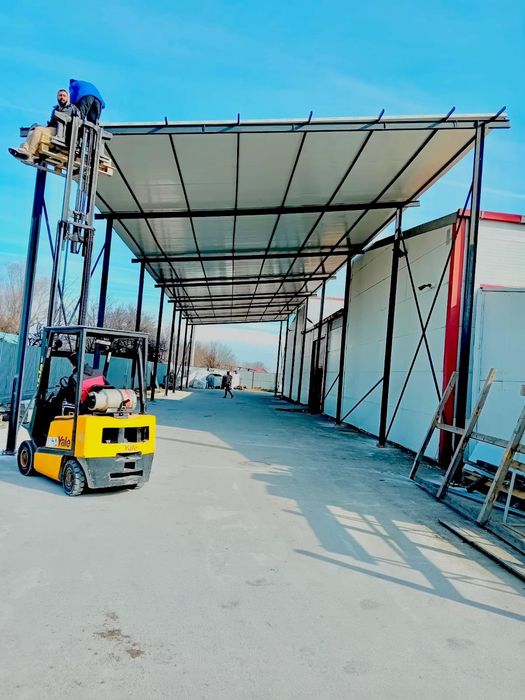 Vând hală metalică 10x20 cu tabla