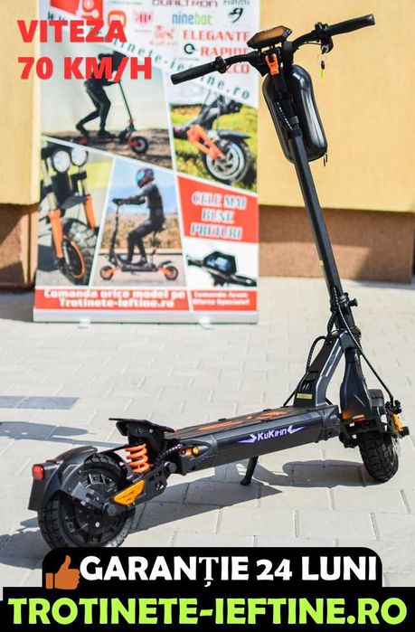 KuKirin G2 MASTER 2026 ULTIMA VERSIUNE, 2x1000W, frane cu disc, roti 10 inch, GARANTIE 2 ANI, Service Romania