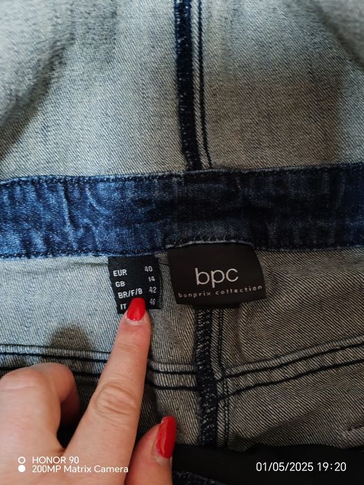 Salopeta de gravidă pantaloni scurți Bon Prix