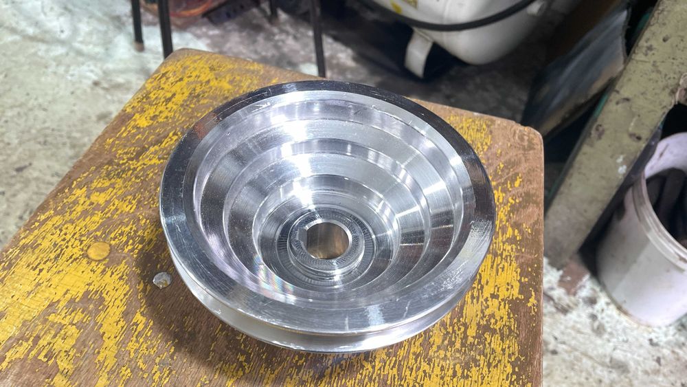 шкив алюминиевый новый