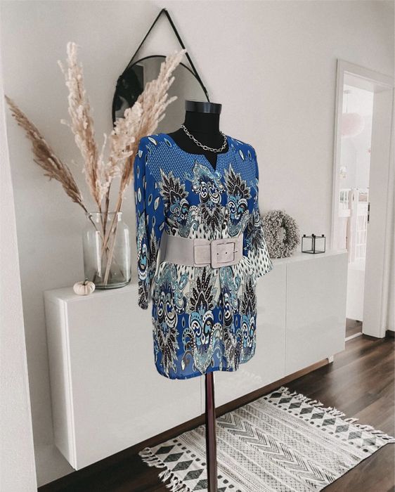 Rochie albastra voal pentru plaja marime XS S