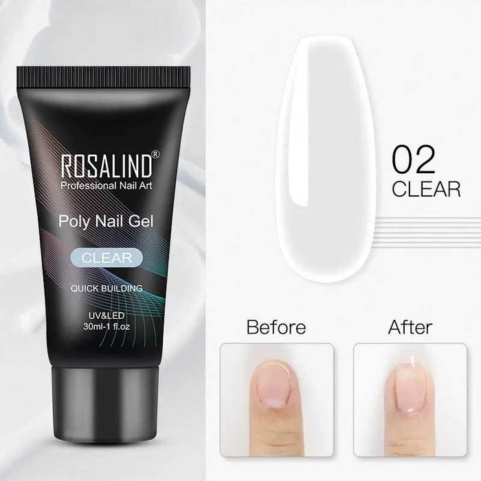 ROSALIND Комплект с полигел и Лампа Sun Mini