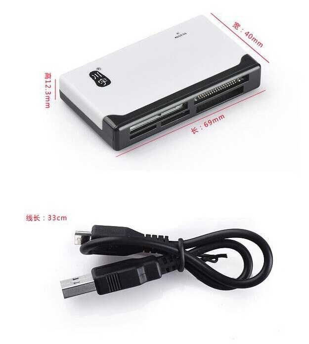 Картридер   USB  6 в 1   Карта памяти CF CompactFlash