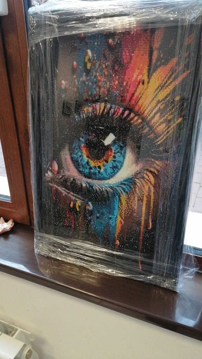 Ръчно правен диамантен гоблен "ОКО"