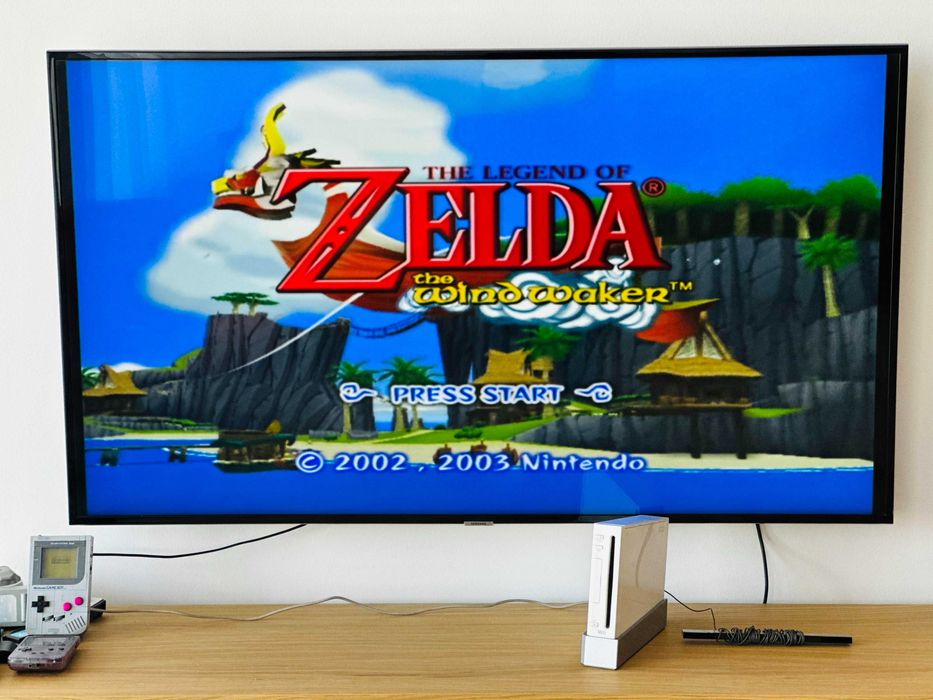 Пълен комплект Nintendo Wii с 3000+ инсталирани игри ПЕРФЕКТНО GameCube Pokemon Mario Zelda