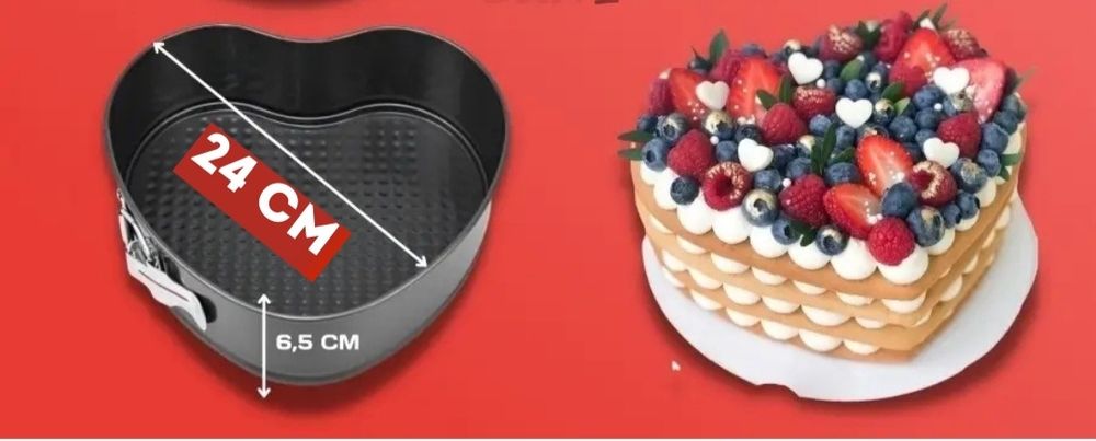 Новая разъемная форма для бисквит и пирогов