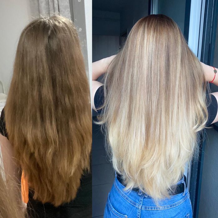Balayage cu produse L'Oreal Goldwell pachete complete de tuns Vopsit  decolorat balayage tratament 250-700 ron
