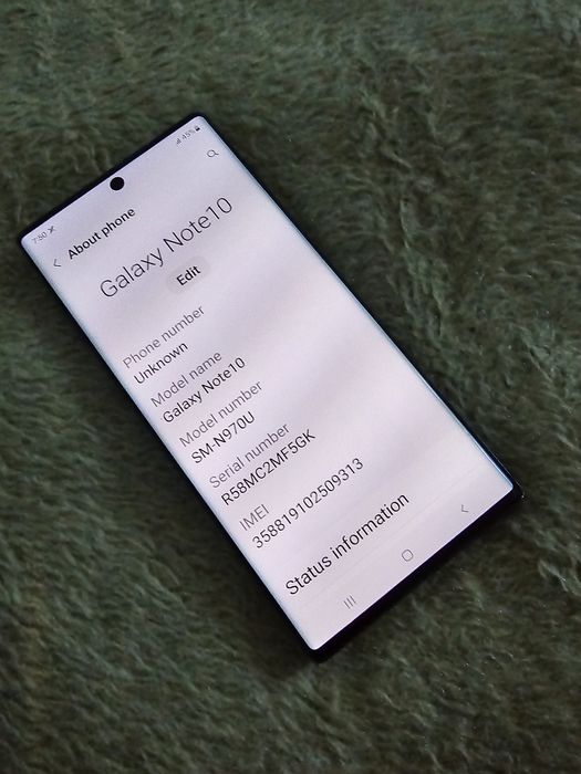 Vând Samsung Note 10