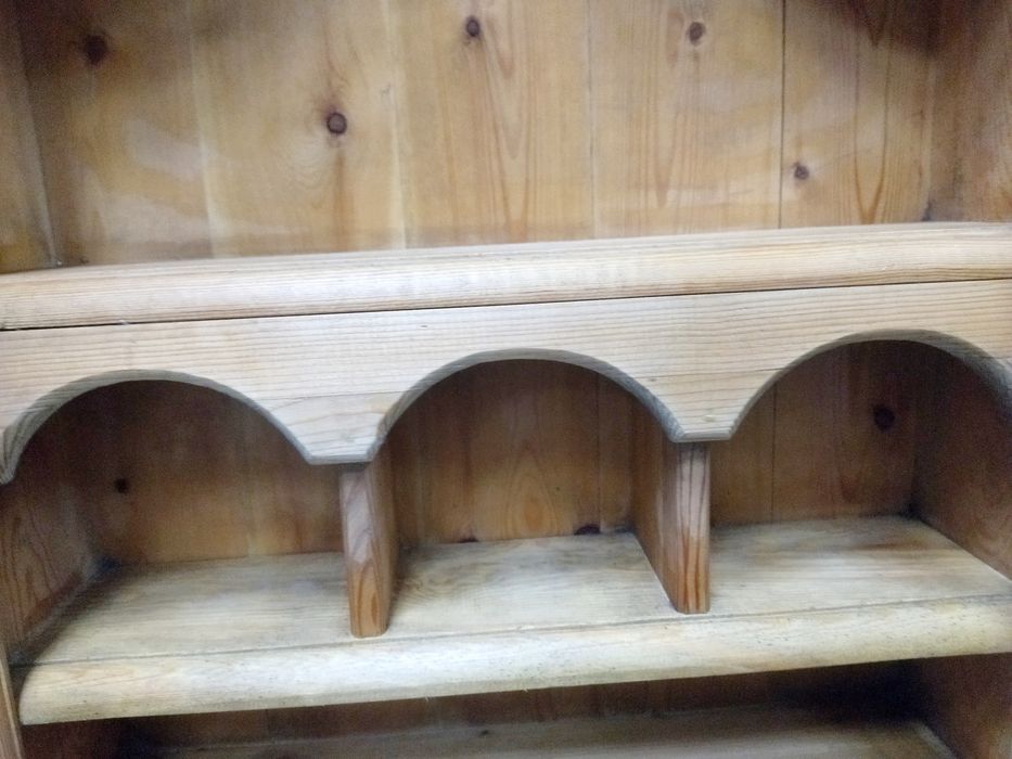 Винтидж стенна етажерка от скандинавски бор