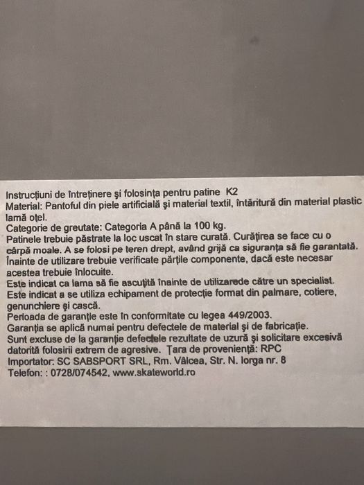 Patine gheata barbatesti marimea 43