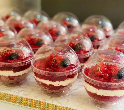 Одноразовая стакан для десерт