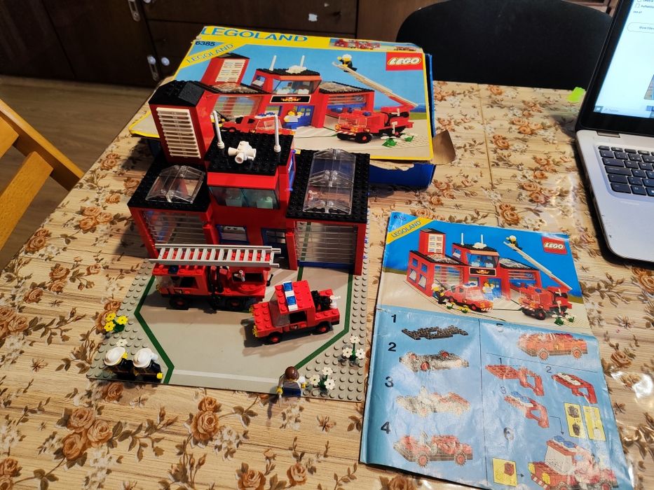 Лего 6385 lego fire house 1985 г