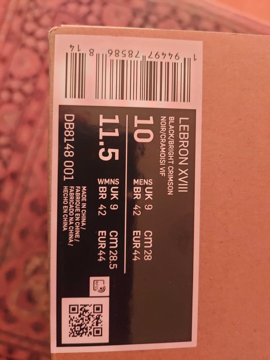 Vand pereche de ghete Nike Lebron 18 "Kylian Mbappe" EU 44