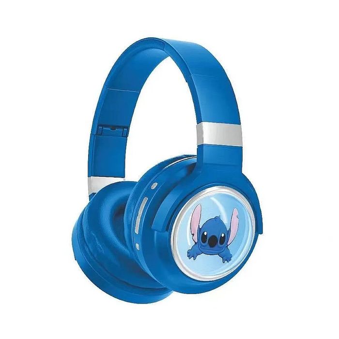 Безжични Детски Светещи Led Слушлаки Stitch + Подарък Плюшена играчка