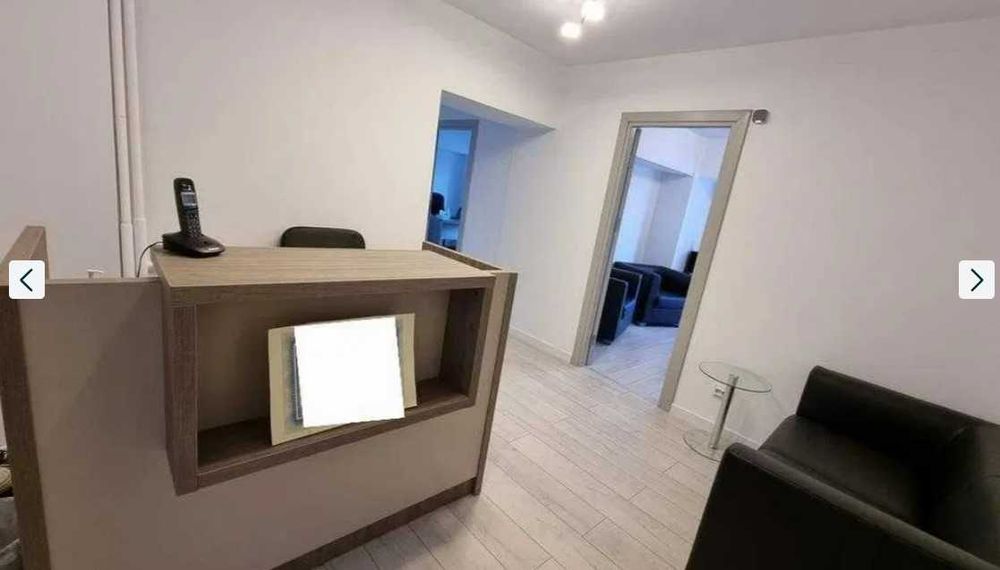 Ready to move - Inchiriez apartament 5 camere birou, pretabil birou notarial/executor judecătoresc/firmă avocatură, mobilat modern, Pasaj Mărășești