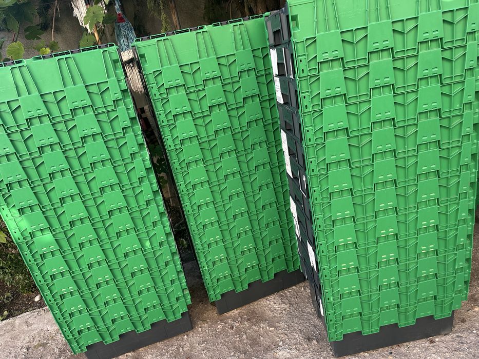 Lazi plastic/cutii plastic cu capac 60x40x37
