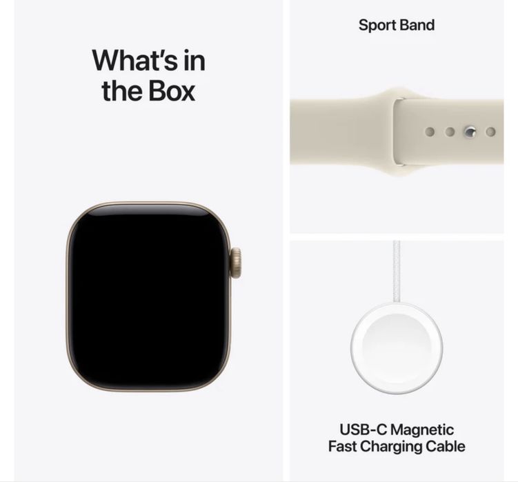 Apple Watch 12 46mm Light Gold/Sand Band S/M от Istyle