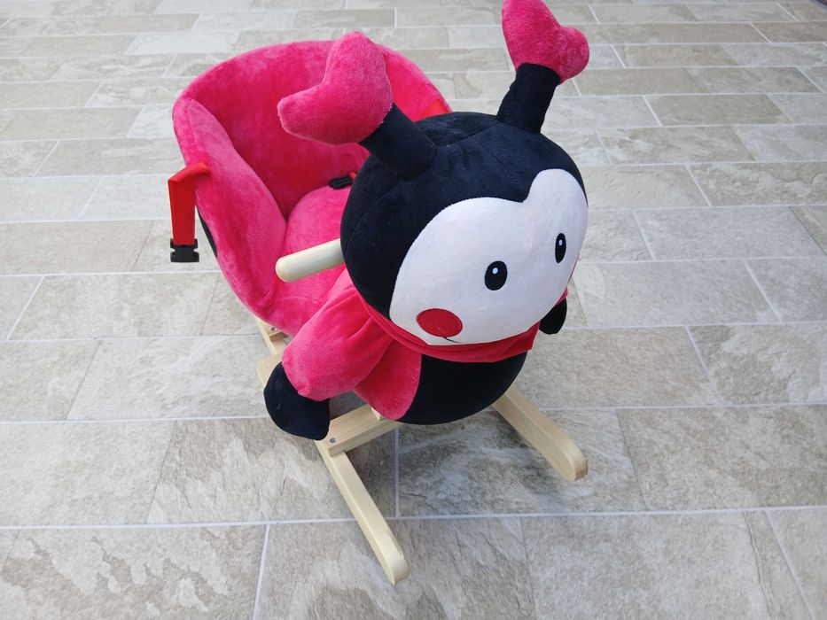 Детска плюшена люлка калинка