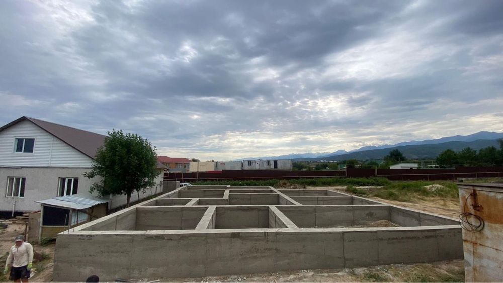 Заливка Бетона Фндамент Ленточный Фундамент Алматы Заливаем