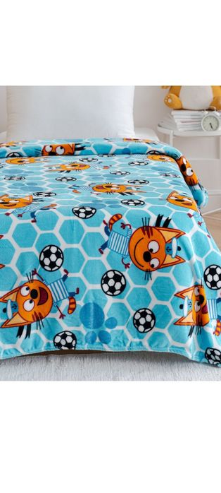 Детский плед "Три кота"