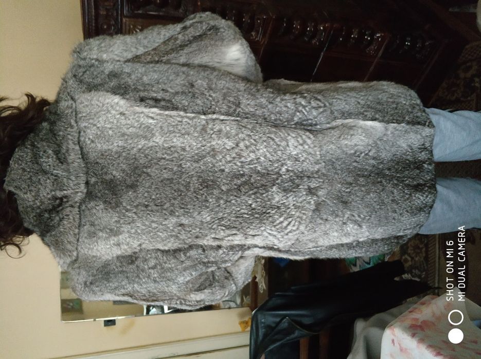 Blana naturala de iepure impecabila