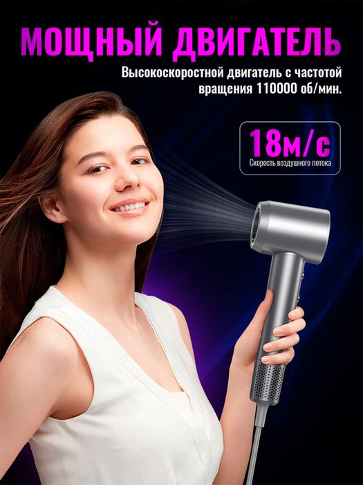 Hoco HP10/HP11/HP12 DYSON Высокоскоростной фен с отрицательными ионами