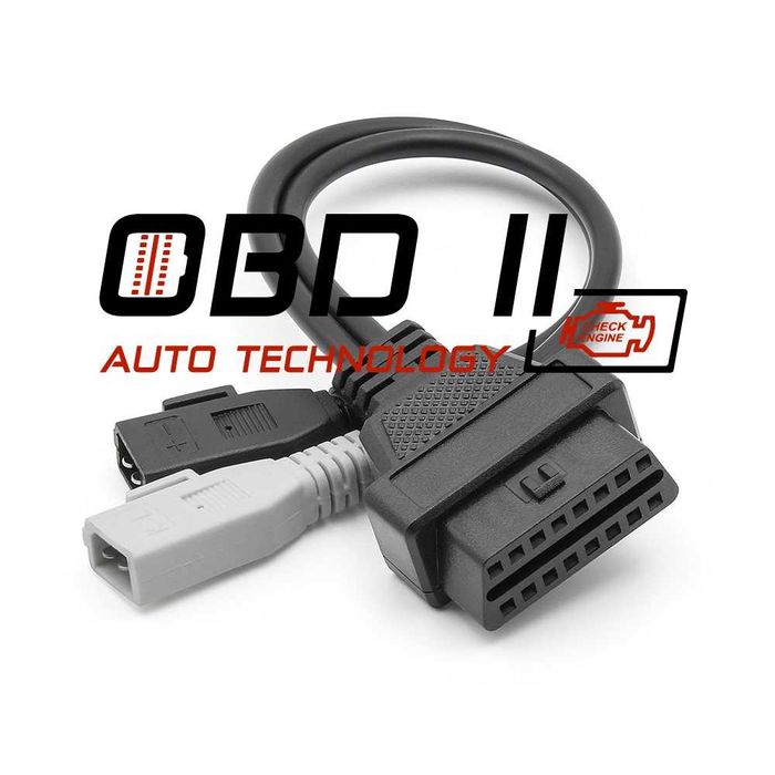 Кабел / Преходник /Адаптер за Audi 2+2 Pin Ауди 2+2 Пин Delphi Autocom