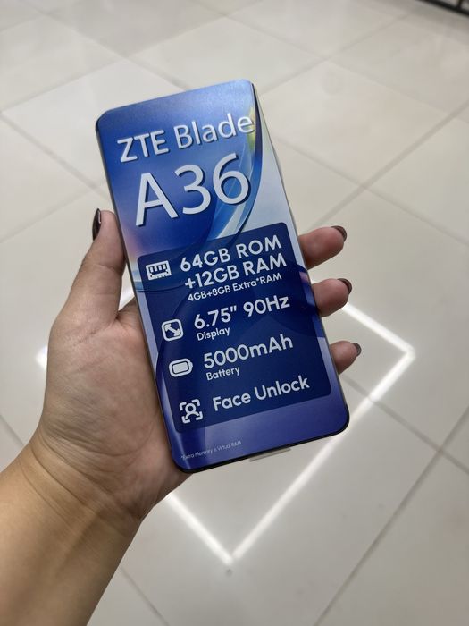 продам новый телефон ZTE A36 64gb