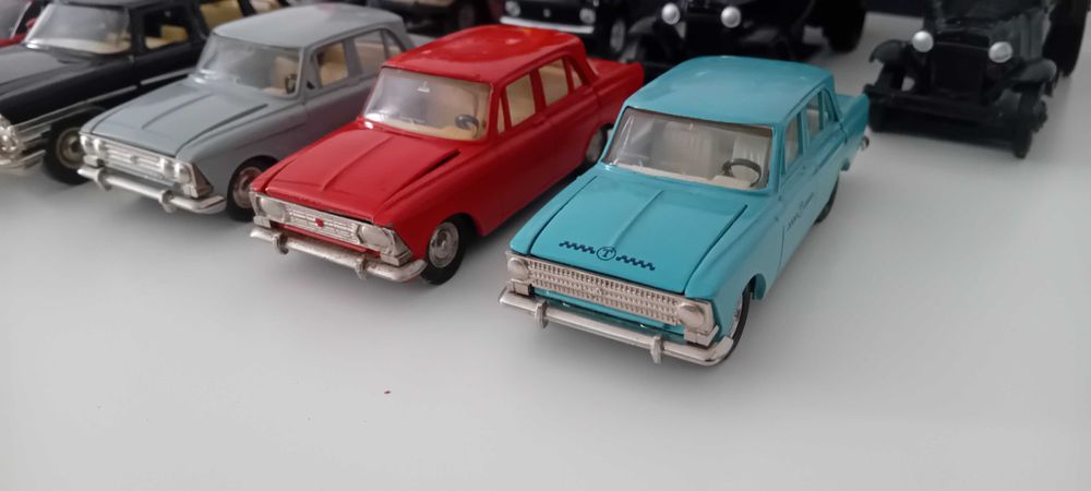USSR, CCCP, СССР, 1:43 Moskvich, Chaika, Mercedes, Lada, ZIL 131