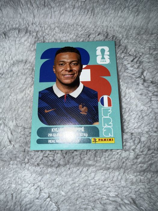Sticker world cup Mbappé