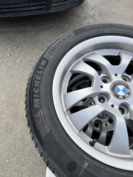 Jante Bmw 5x120 R16 cu anvelope de  vara Michelin Primacy 4 205/55/16