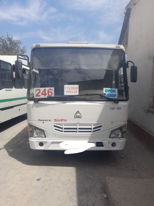 Isuzi aftobuzlar sotiladi 2018 yil. Metan qo'yilgan.