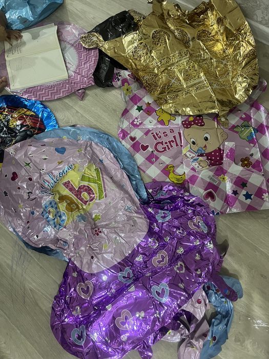 Продам гелий балон вместе с шарами