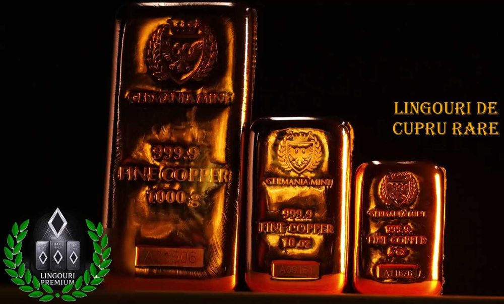 Lingou De Cupru GermaniaMetals 999.9% 1KG Bucata